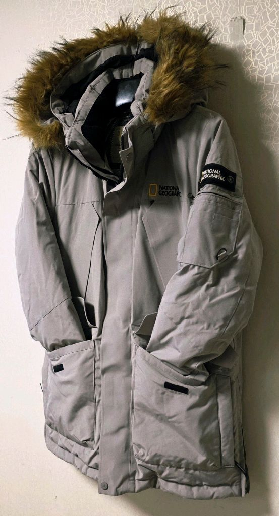 내셔널지오그래픽 벨루가 덕다운점퍼 야상패딩 남성 M(95~100)--1