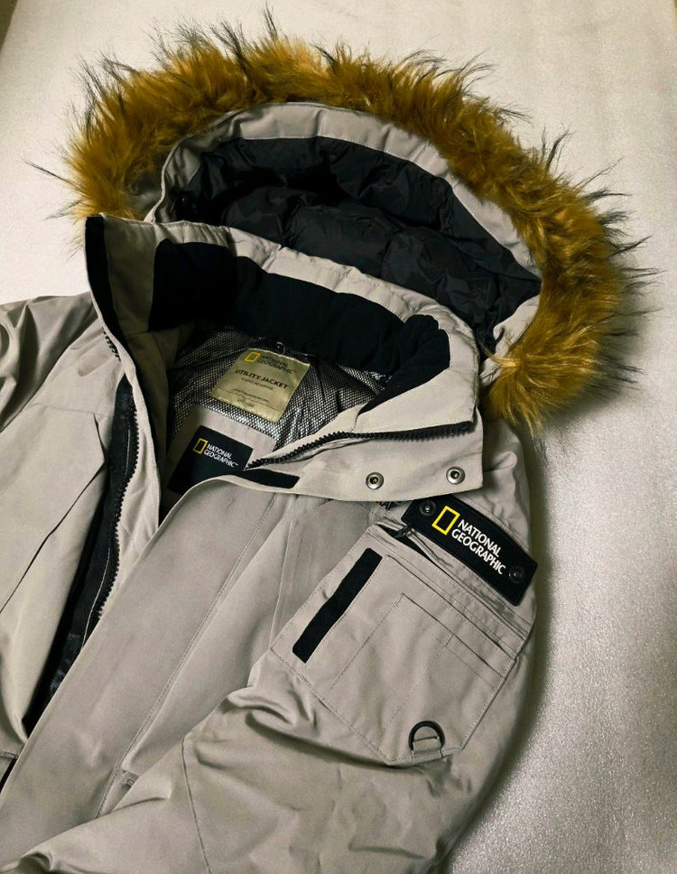 내셔널지오그래픽 벨루가 덕다운점퍼 야상패딩 남성 M(95~100)--5