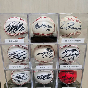 롯데자이언츠싸인볼 입니다