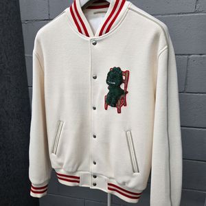 디올 오타니 워크샵 펠트 백로고 바시티 자켓