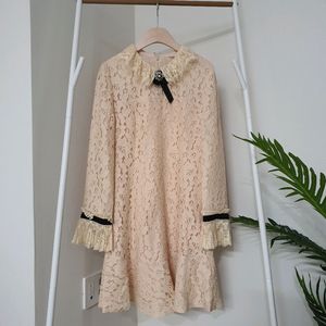 지고트 레이스 플리츠원피스 이미지