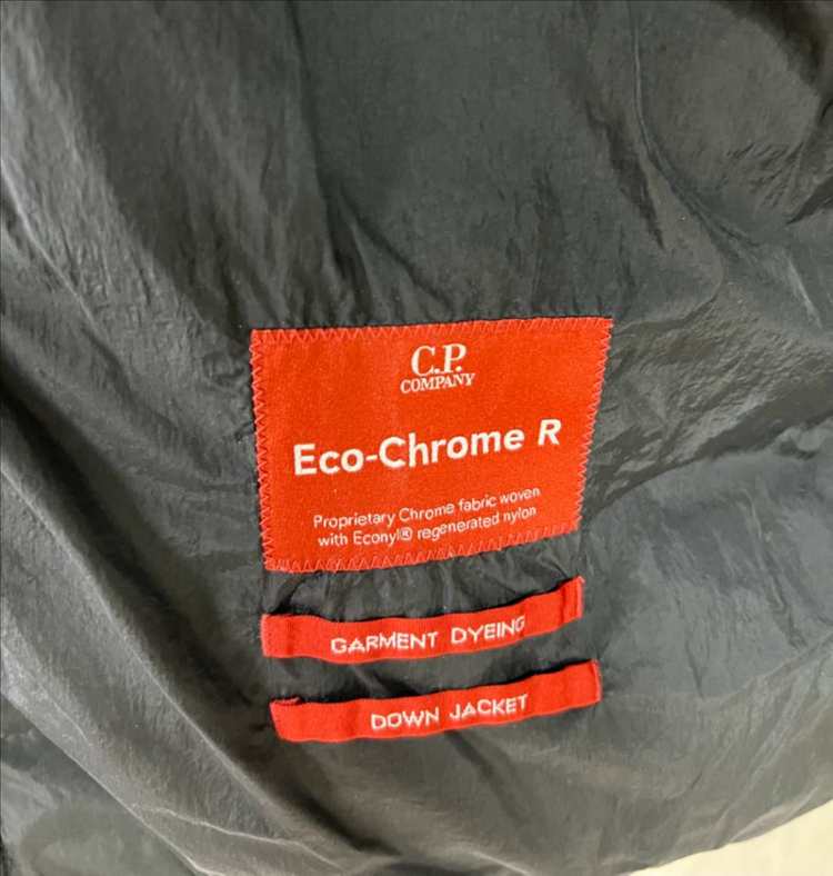 25fw Cp컴퍼니 에코 크롬R 렌즈 와펜 후드 다운 패딩 자켓 블랙100 국내매장판--6