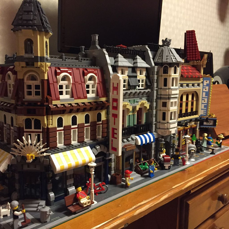 레고 레핀 모듈러 건물시리즈 새것 6채 일괄 60만원 한번에 팝니다--1