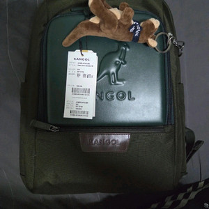캉골 초등학생 가방 실내화 가방 텍도안뗀 새거 팝니다