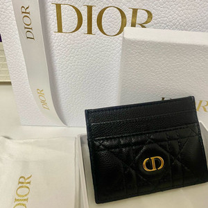 Dior 디올 카로 카드 지갑 블랙
