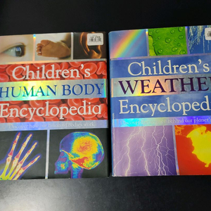 어린이 인체/날씨 백과사전(영어 2권) 세트 일괄