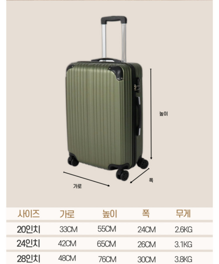 [정품] 20,24,28 캐리어--4