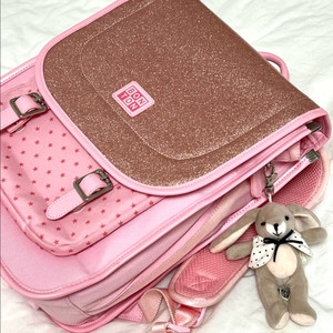 봉통 글리터 핑크 책가방