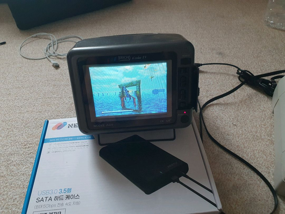 레트로 게임용 6인치 CRT tv 판매--5