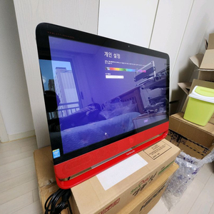 [소장만 하던것 팝니다] HP올인원PC ENVY 23-N250KR(비츠 한정판) 새것급