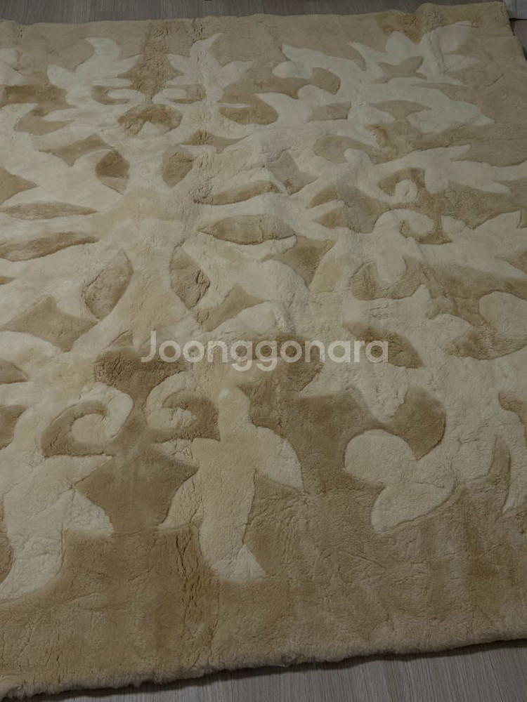 호주 직구입 천연 양모 러그 카페트--2