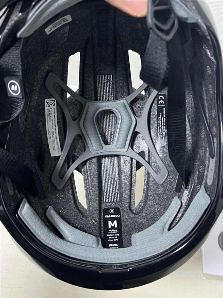 HJC 홍진 발레코2 자전거 헬멧 M 블랙--2