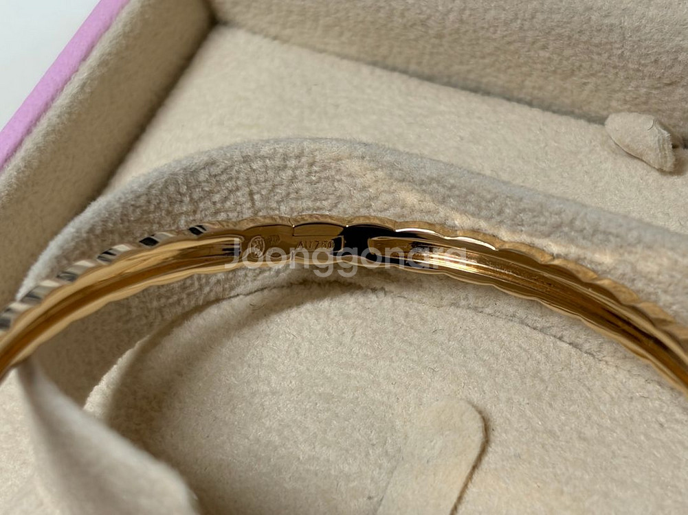 샤넬 코코크러시 st 베이지골드 팔찌(18K)--5