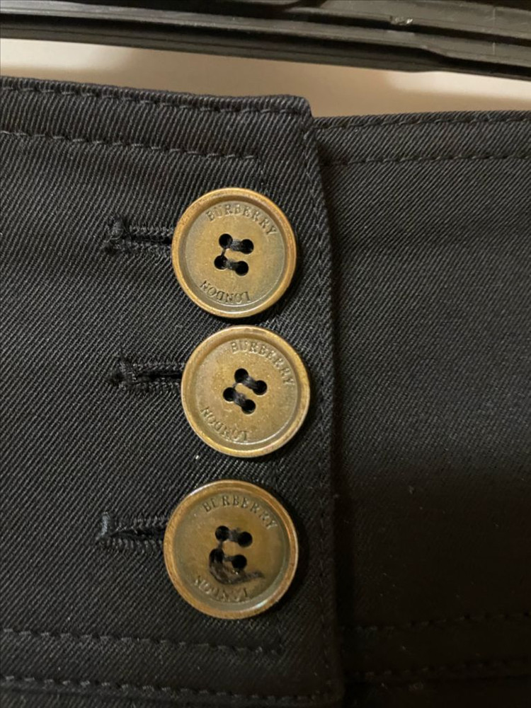 버버리 블랙 스커트--1