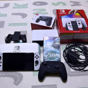 닌텐도 스위치 OLED (젤다 왕국의 눈물포함)