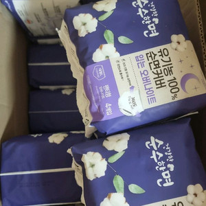 순수한면 입는 오버나이트 대형 4p 30세트