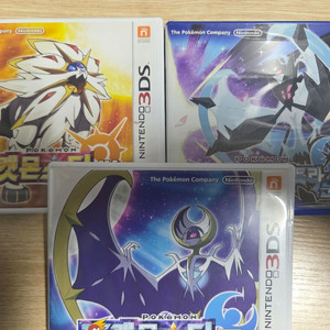 닌텐도 3ds 포켓몬스터 썬, 문, 울트라문 팝니다 이미지