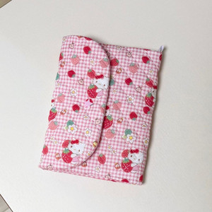 캐릭터 체리 패턴 학습지 가방