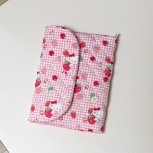 캐릭터 체리 패턴 학습지 가방