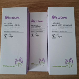 키덤스 프리미엄 아기 스킨케어 3종세트<미개봉 상품>