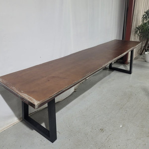 139번 우드슬랩테이블 원목테이블 카페테이블 업소용테이블