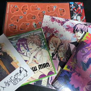 체인소맨 레제 9주차 10주차 11주차 수능 특전 덴지 레제 교복 색지 설정집 소책자 새상품