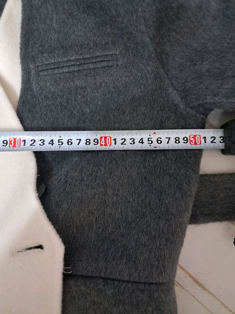막스마라 스타일 핸드메이드 캐시미어 혼방 롱 코트 이미지