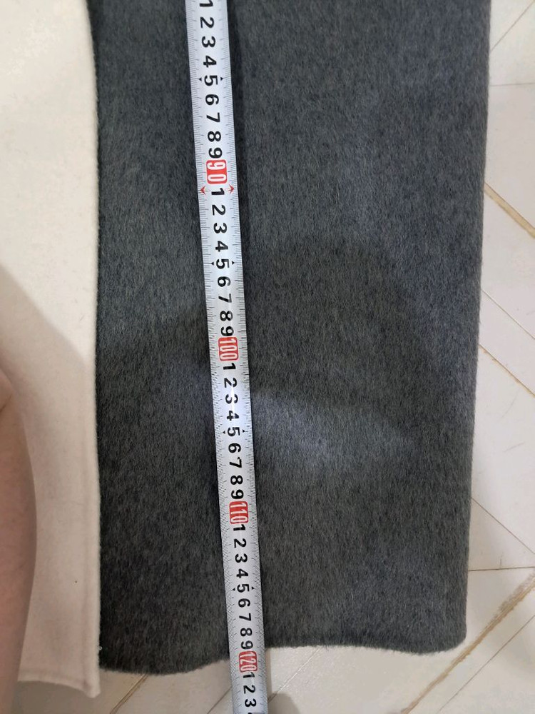 막스마라 스타일 핸드메이드 캐시미어 혼방 롱 코트 이미지