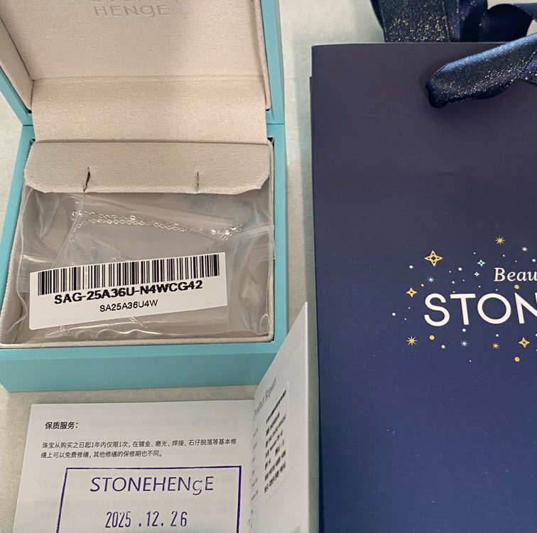 스톤헨지 브레이드 14k 목걸이 SA25A36U4W--5