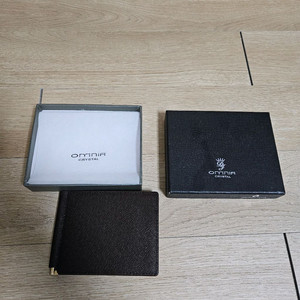 이탈리아산 가죽 머니클립