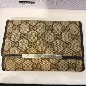 구찌 GG 캔버스 남성 중지갑 이미지