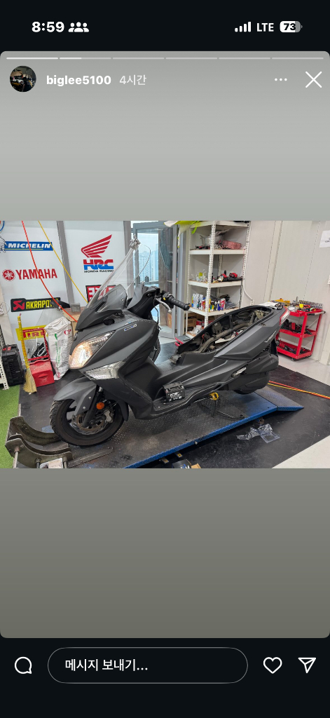 SYM vs125 21년식 ㅍㅍ 이미지