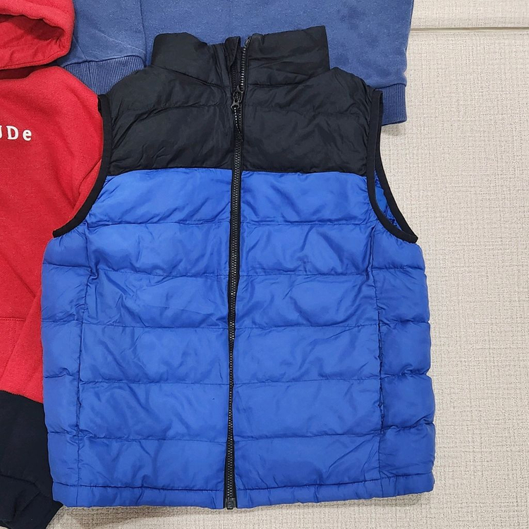 130 남아 기모티셔츠 외 후리스 쪼끼 등 유니클로--7