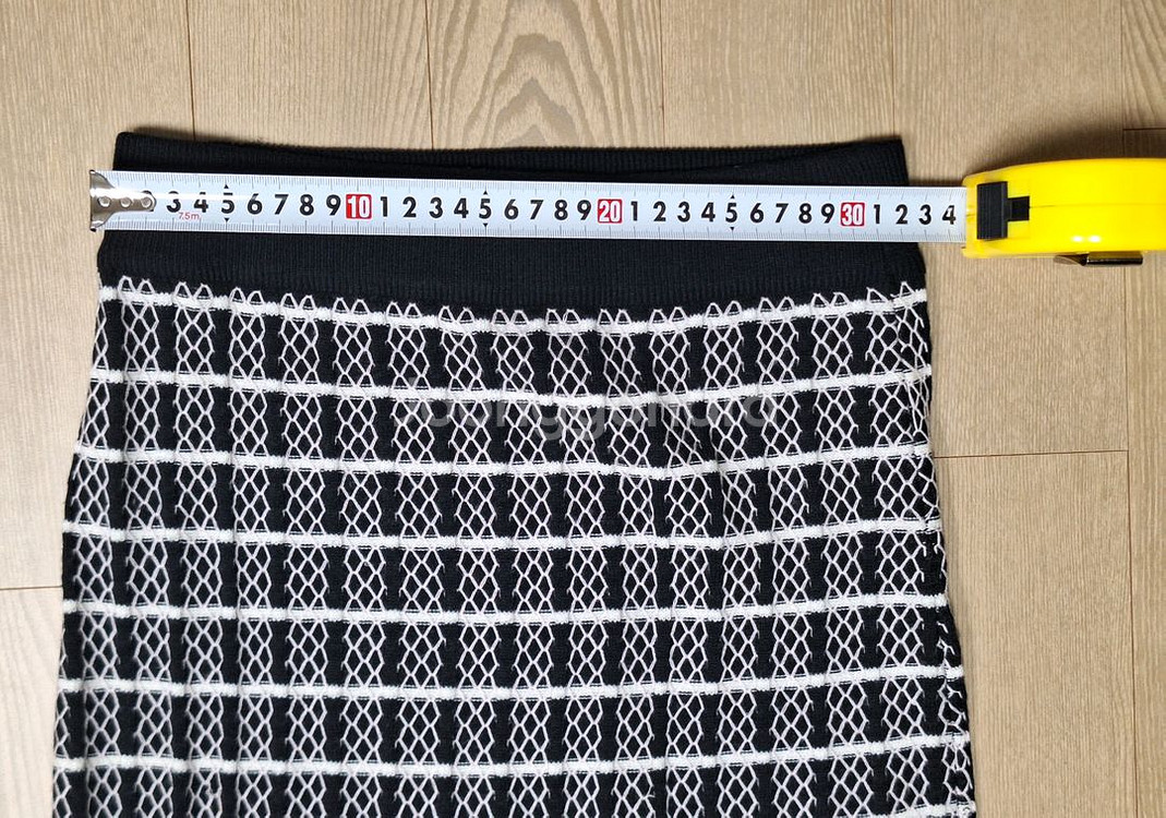 제시뉴욕 다이아몬드 브이넥 니트, 스커트 세트--6