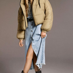 zara 자라 크롭 후드패딩 점퍼