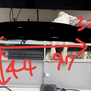 이케아 회색 티비장