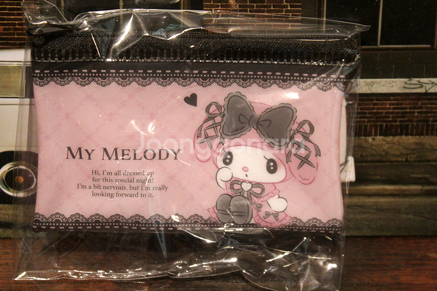 산리오 마이멜로디 새상품 미니파우치 동전지갑 파우치 보관함 수납함 정리함 지갑 카드지갑--3