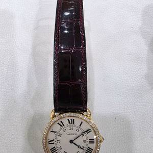 까르띠에 롱드루이 금통 다이아 시계 정품