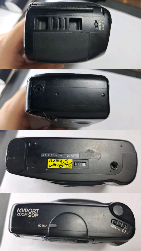 배터리포함/무료배송/7일보증/리코 Ricoh Myport Zoom 90P 필름카메라 자동 빈티지 레트로 일본 필카 이미지