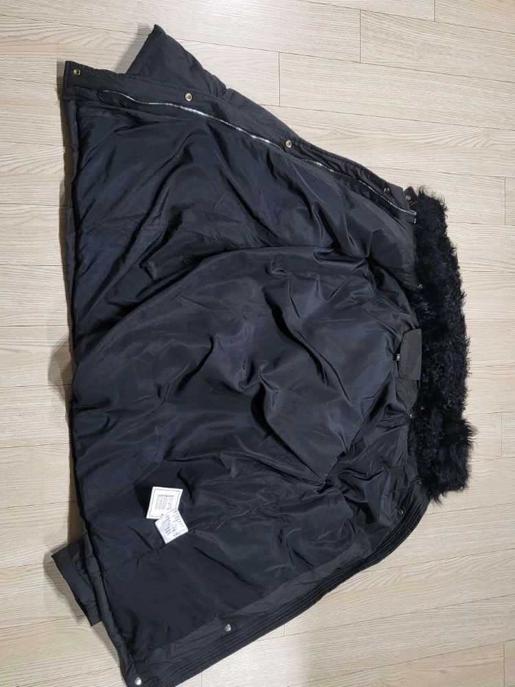 (새제품) 양털카라 넥퍼 스트링 덕다운 패딩 자켓 점퍼 이미지