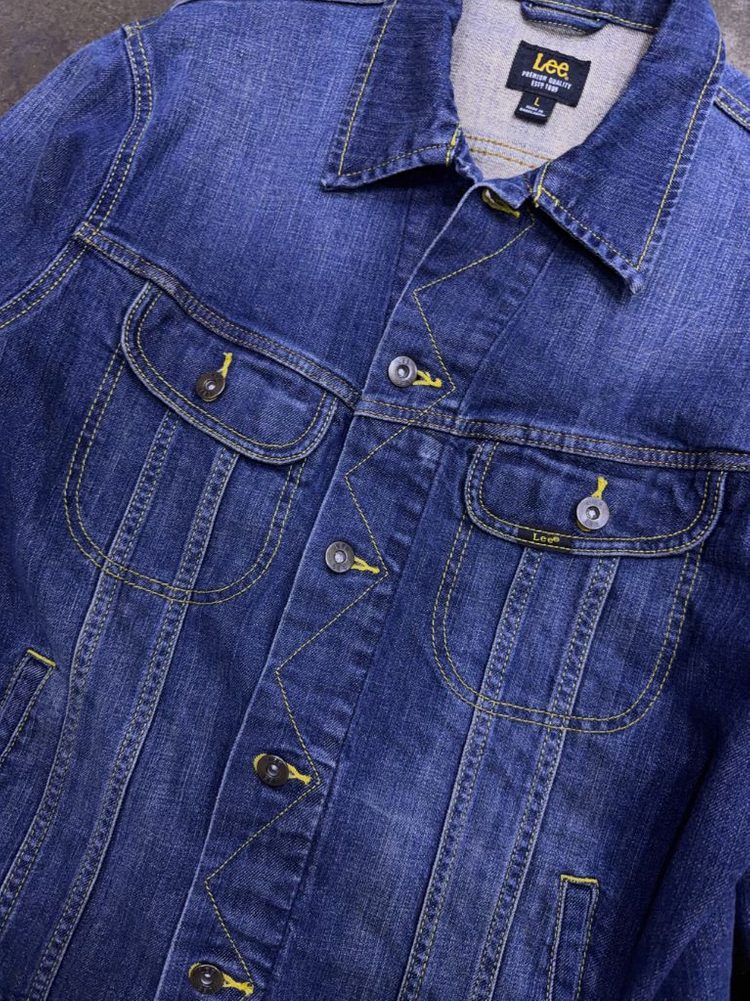 Lee 리 라이더스 트러커 데님자켓 청자켓 레귤러 L--2