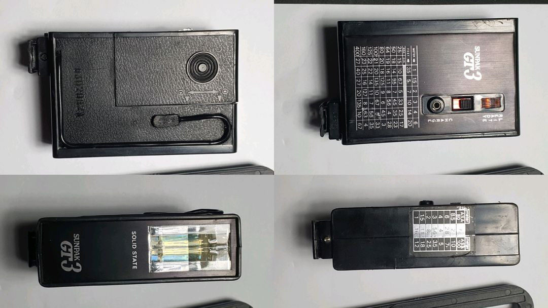 수동 빈티지 기계식 필름카메라 세트/코니카 FP+52mm렌즈 마운트+스트로브+가방/레트로 로모 앤틱 감성 필카--7