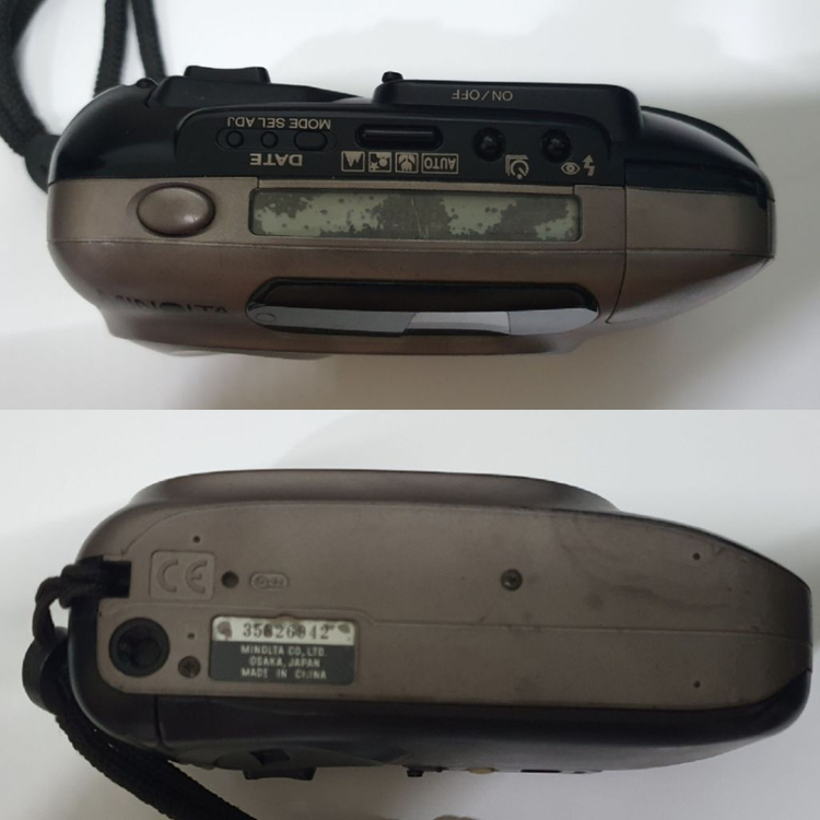 택포/Minolta capios25 미놀타 필름카메라 빈티지 레트로 로모 앤틱 y2k 일본 감성 필카 촬영 사진--4