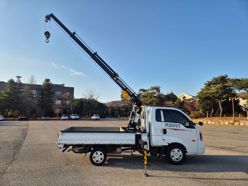 1톤크레인 중고 동해433L 1톤트럭크레인 봉고3 1톤카고크레인 매매 가격 이미지