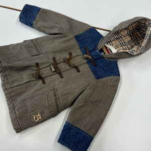 버버리 3 떡볶이 코트 키즈 100 남아 100