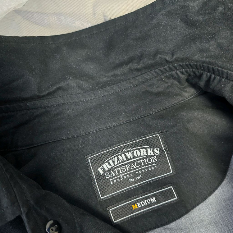 [100(M)] 프리즘웍스 오버사이즈 면 발마칸 코트 블랙 트렌치 #TH--2