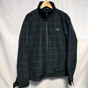 [105-110(52)] 라코스테 타탄체크 오버사이즈 윈드브레이커 바람막이 #TH