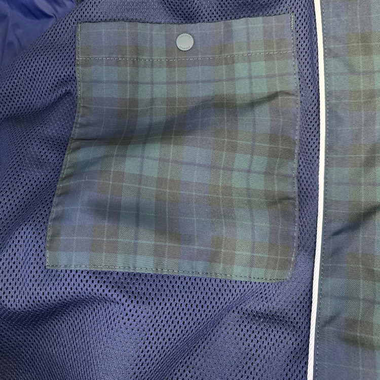 [105-110(52)] 라코스테 타탄체크 오버사이즈 윈드브레이커 바람막이 #TH--6