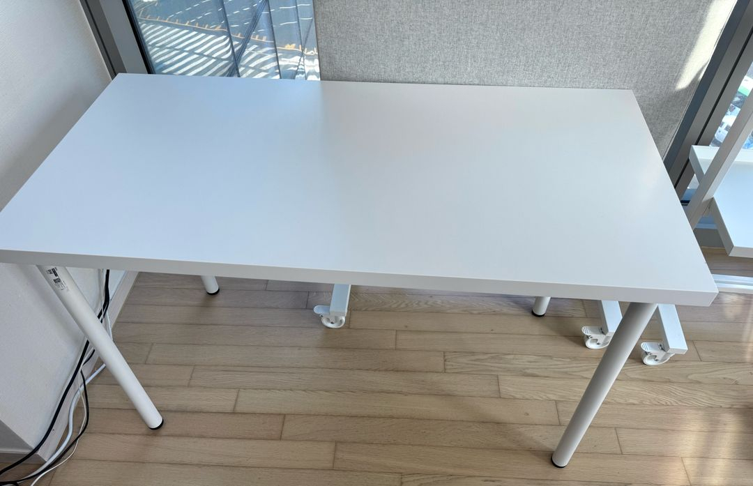 이케아 LAGKAPTEN 락캅텐 / ADILS 아딜스책상, 화이트, 120x60 cm 판매합니다--0