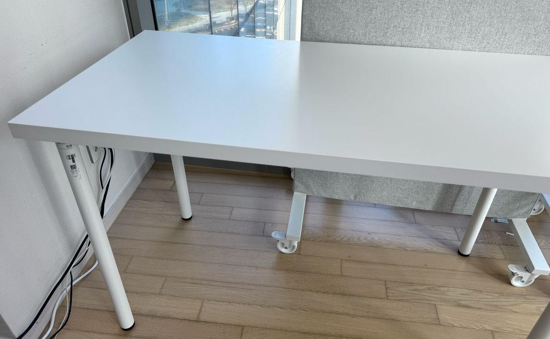 이케아 LAGKAPTEN 락캅텐 / ADILS 아딜스책상, 화이트, 120x60 cm 판매합니다--1